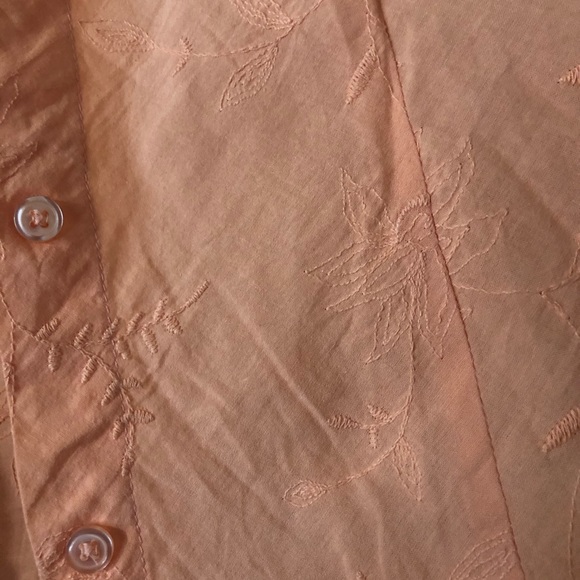 Trés You Women’s Orange/Peach Colour Shirt Top - Picture 3 of 6